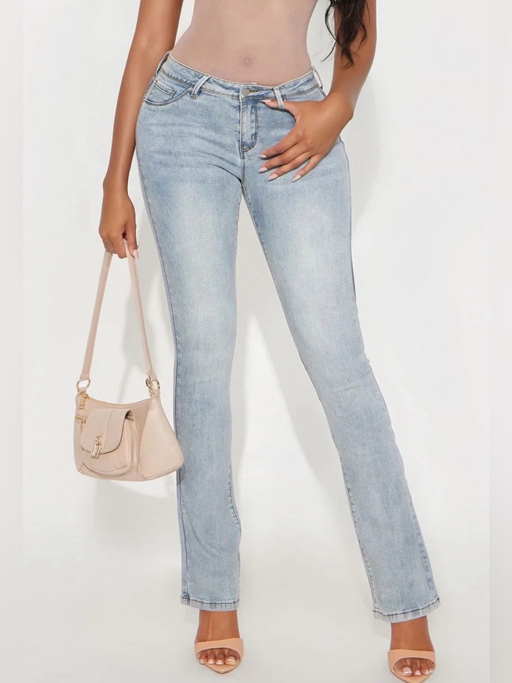 Tall Getting The Boot Mid Rise Jeans - Light Wash